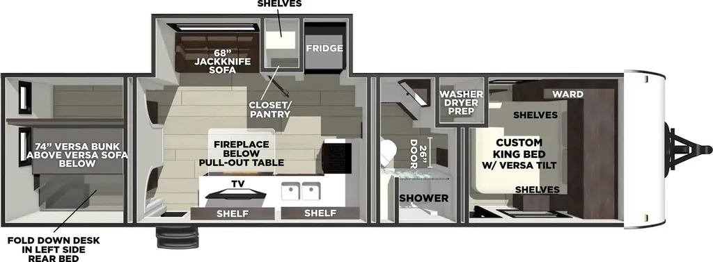 2026 Forest River Salem 300ICE floor plan