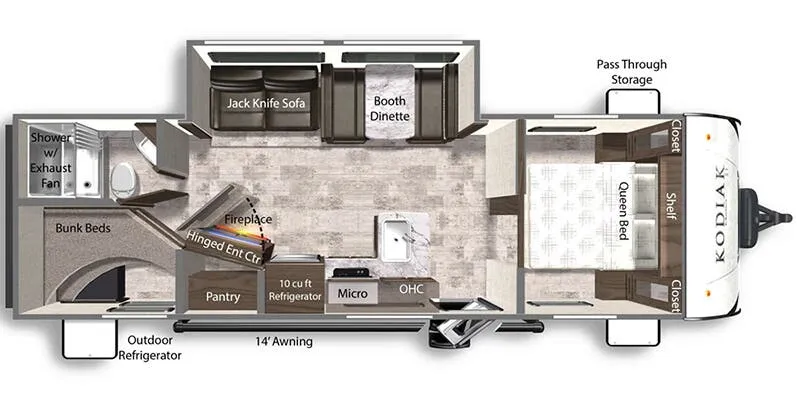 Dutchmen Kodiak SE 270BHSL floor plan