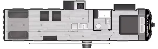 2025 Keystone Carbon 363 — Floor plan