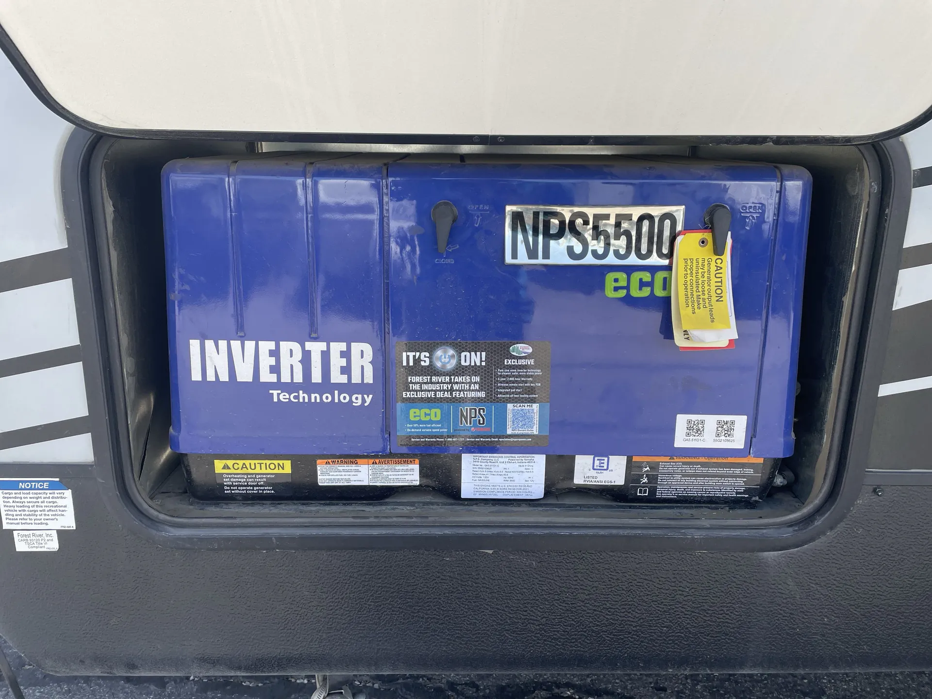 2022 Forest River Shockwave 30DSGDX — off campside
