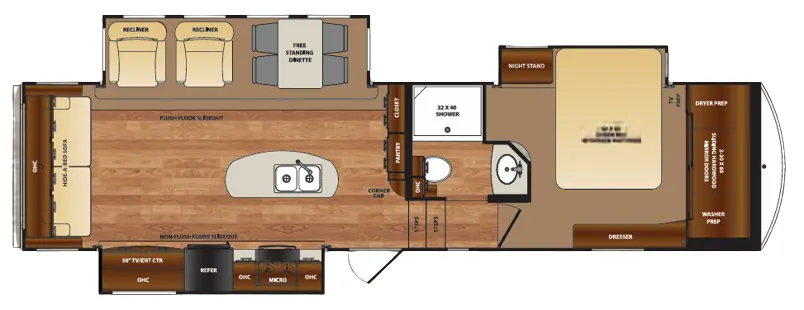 Forest River Black Diamond 323MKW exterior