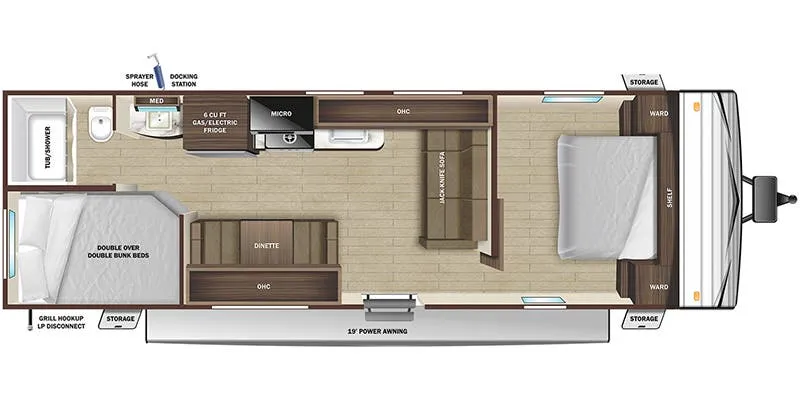 Highland Ridge Open Range Conventional 26BHE floor plan