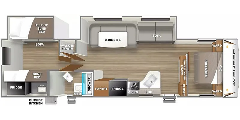 Prime Time Avenger 32BHS floor plan