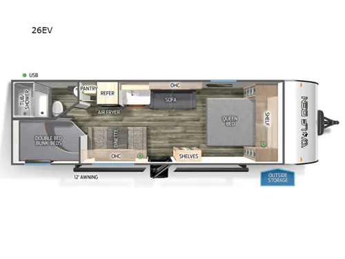 2024 Forest River Cherokee Wolf Den 26EV, Photos photo 2