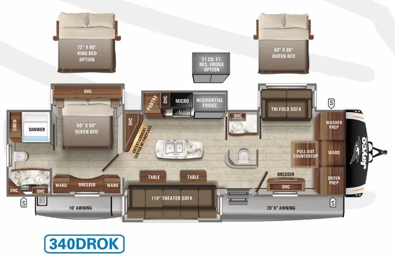 Jayco Eagle 340DROK exterior