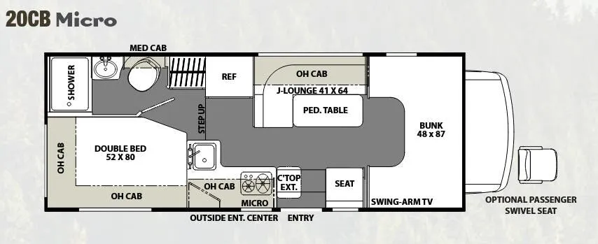 Coachmen Freelander 20CB floor plan