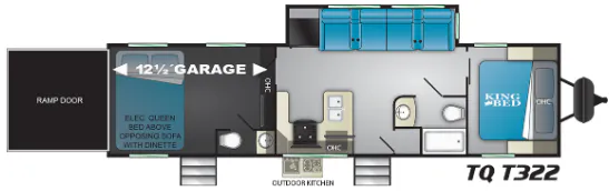2019 Heartland Torque T322 - Floor plan