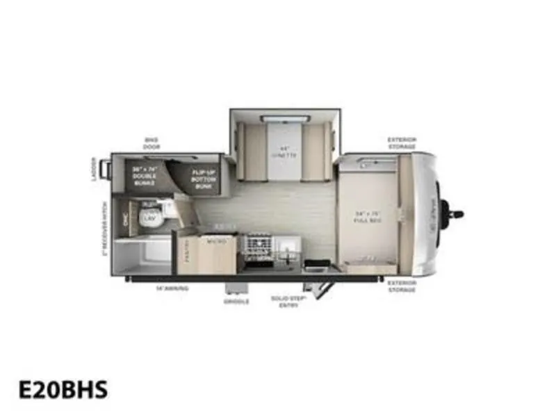 2025 Forest River RV Flagstaff E-Pro 20BH - Photo 2