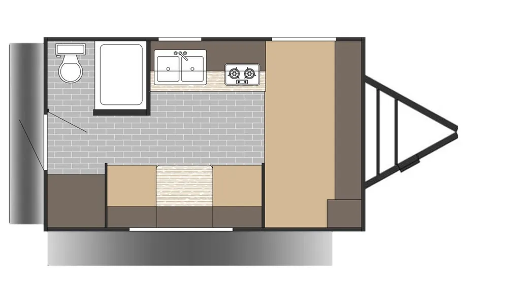 2025 Sunset Park RV Sun Lite 16BH floor plan