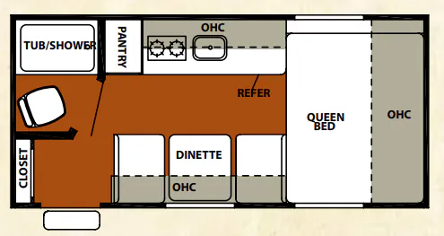 Forest River Cherokee Wolf Pup 16FB floor plan