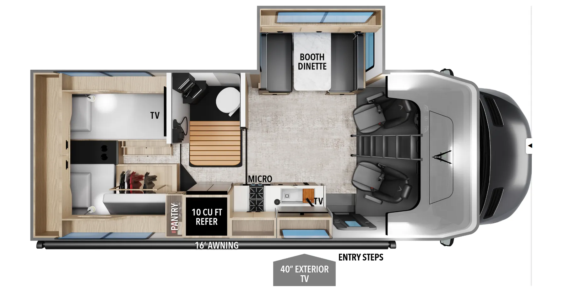 Grand Design Lineage Series M 25TK floor plan