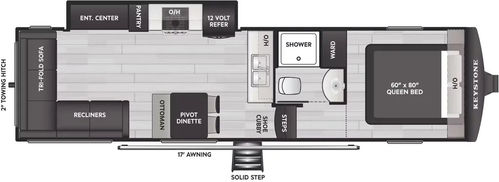 2026 Keystone Arcadia Select 28SLS floor plan