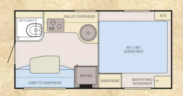 2015 Adventurer Adventurer 80RB - Floor plan