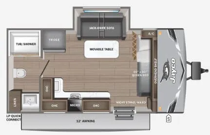 2025 Jayco Jay Flight SLX 160LKW floor plan