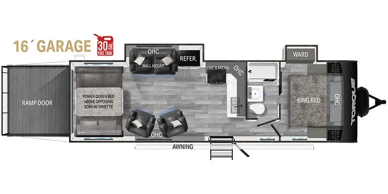 Heartland Torque TQ T281 floor plan
