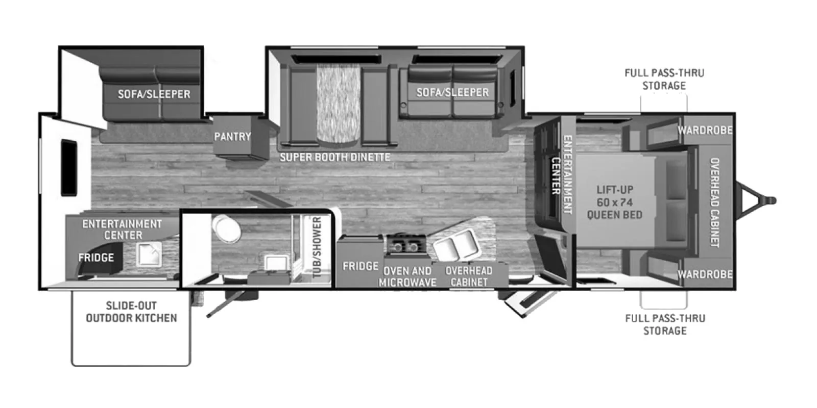 2015 Cruiser RV Radiance 31DSBH - Photo 3