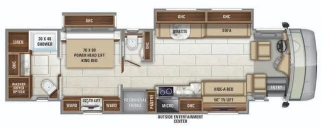 Entegra Coach Reatta XL 39T2 floor plan