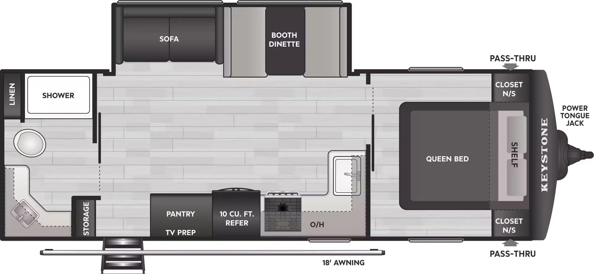 2026 Keystone Springdale Classic 244RBCWE - Floor plan