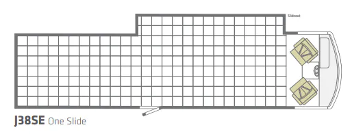 Winnebago All-Electric J38SE (1 Slide) floor plan