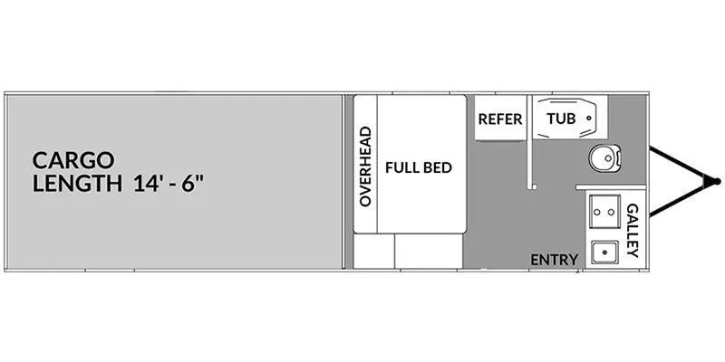 Genesis Supreme Overnighter 12-14.6RB floor plan