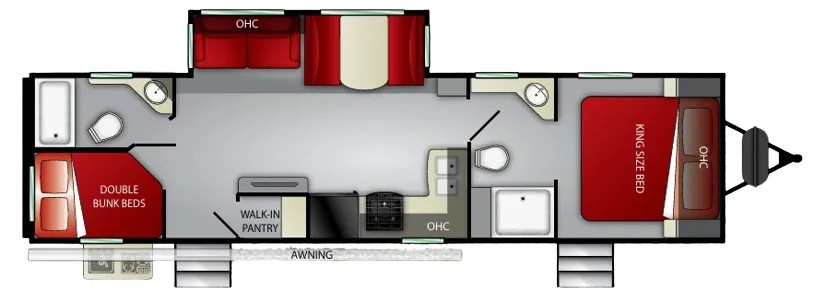 Cruiser RV MPG 3200DB floor plan