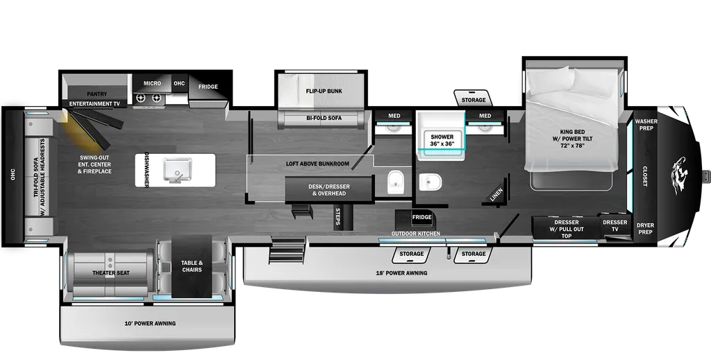2026 Open Range 3X 372MBH floor plan