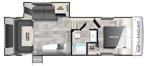 Forest River Wildcat 26RD floor plan