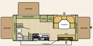 Starcraft Travel Star 229TB floor plan