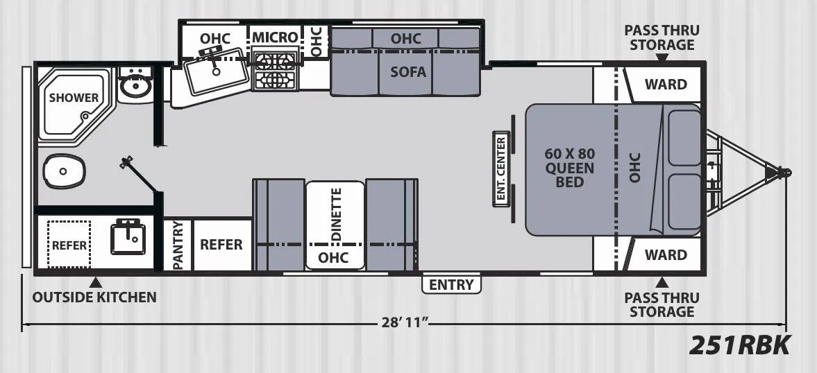 Coachmen Apex Ultra-Lite 251RBK floor plan