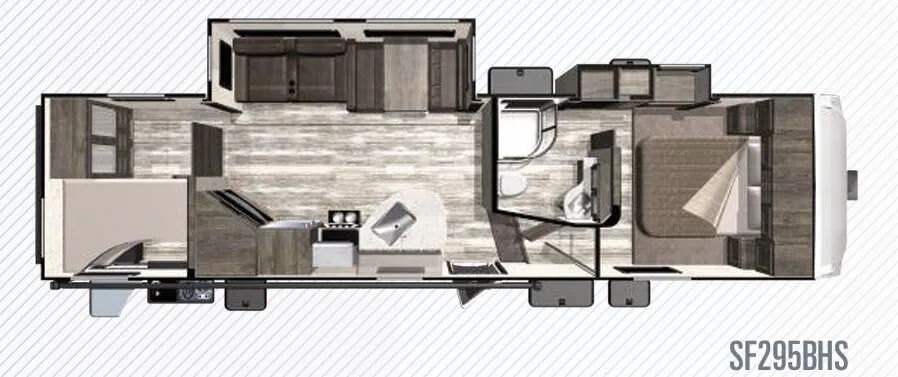 Highland Ridge Silverstar Limited SF295BHS floor plan