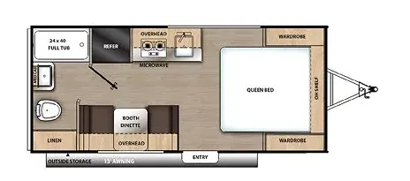 Coachmen Catalina Summit Series 7 7 174FB floor plan