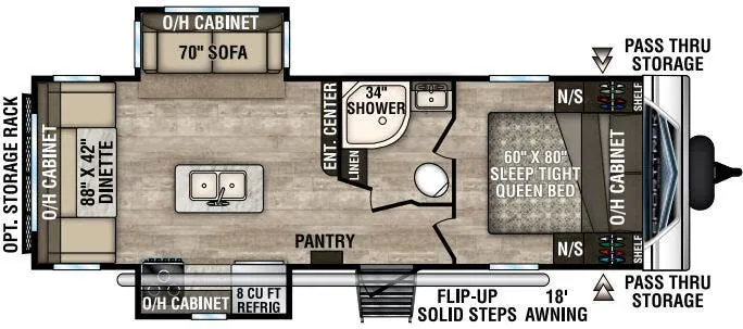 Venture RV SportTrek ST252VRD floor plan
