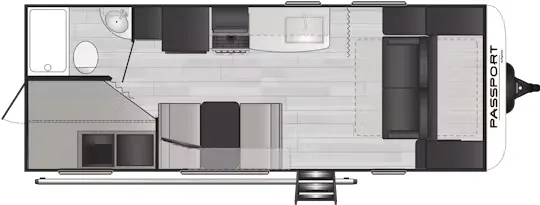 Keystone Passport SL Series 219BH floor plan