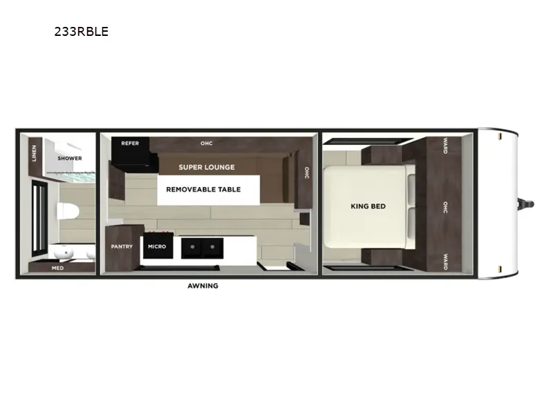 2026 Forest River Salem FSX 233RBLE floor plan