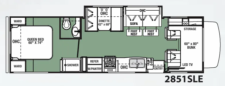 Forest River Forester LE 2851SLE floor plan
