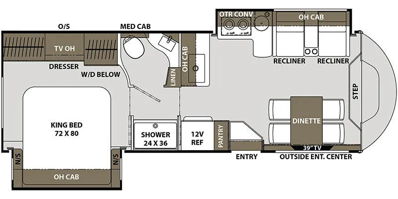 Coachmen Concord 321DS floor plan
