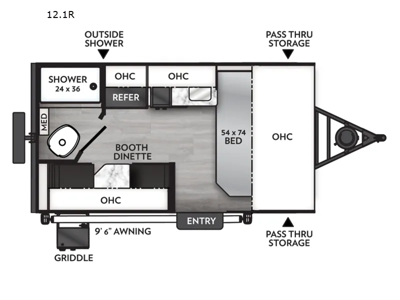 2026 Coachmen Remote 121R - Floor plan