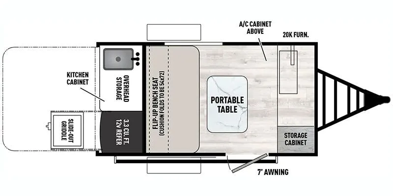 2025 Coachmen Clipper 8000ROK - Floor plan