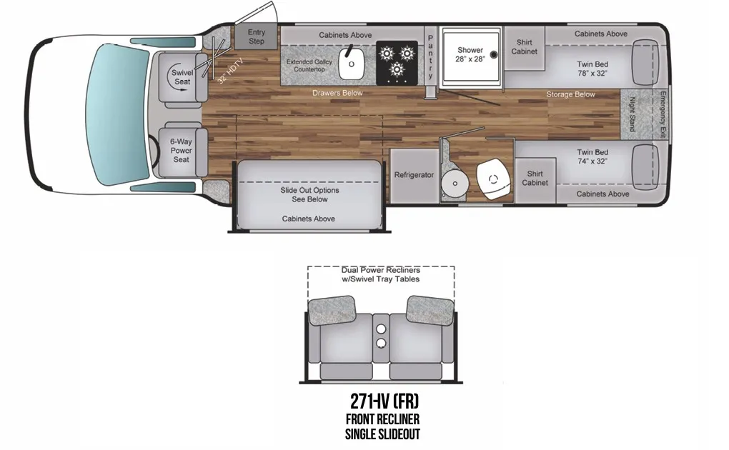 Coach House Platinum IV 271 IV FR floor plan