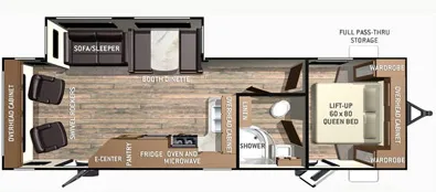 Cruiser RV Fun Finder 272RLSS floor plan