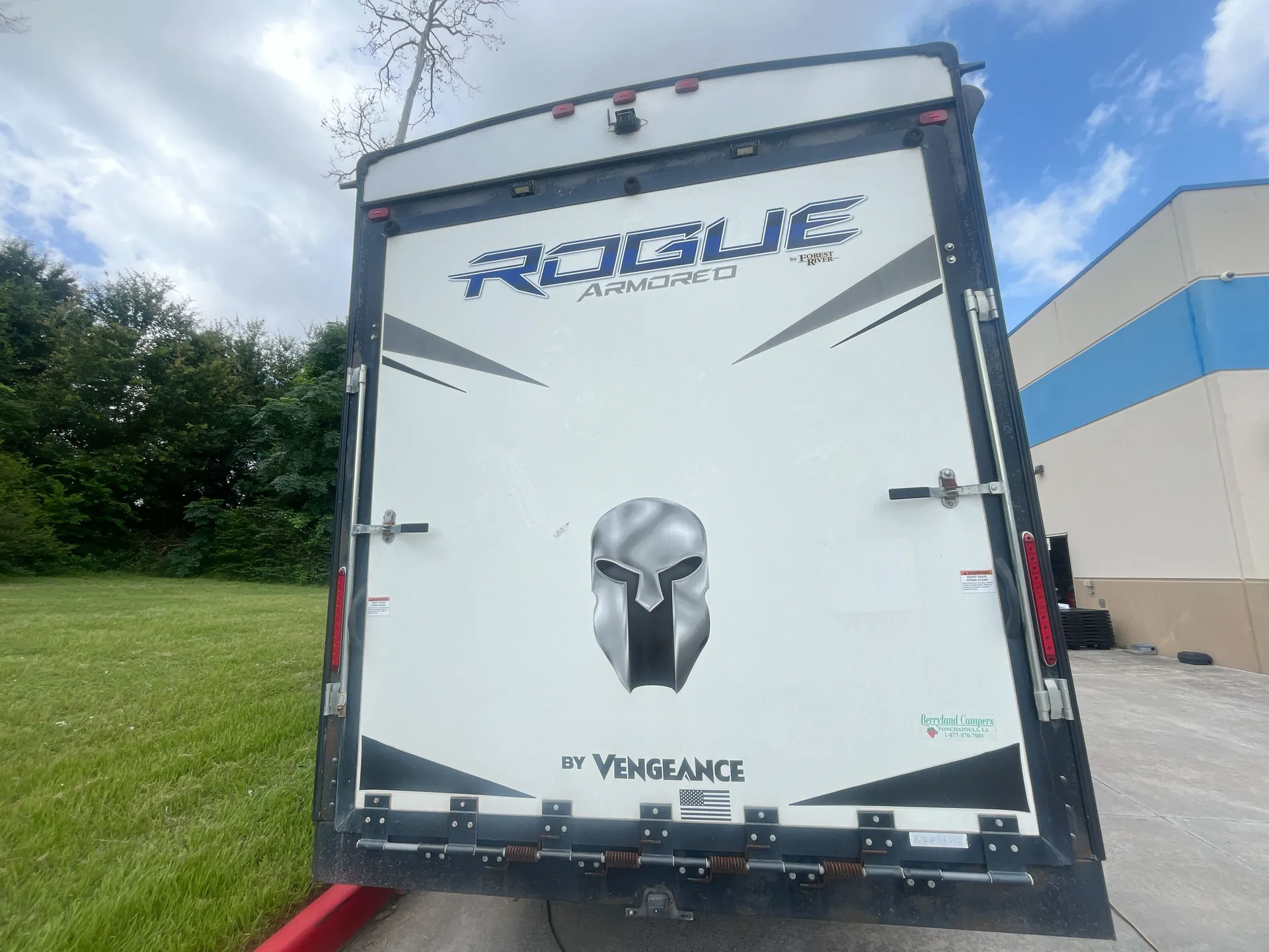 2023 Forest River Vengeance Rogue Armored 4007 — off campside