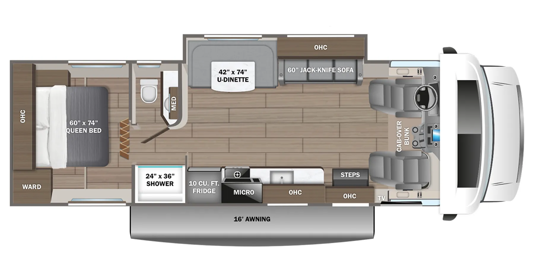 Jayco Redhawk 29XK floor plan