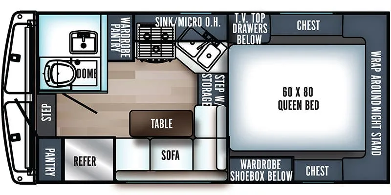 2017 Palomino Real-Lite HS-1910 floor plan