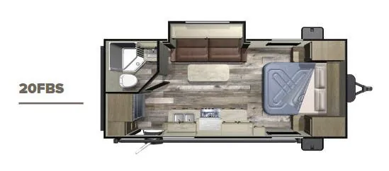 Starcraft Autumn Ridge Outfitter 20FBS floor plan