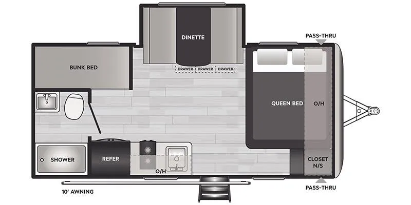 Keystone Springdale Classic Single 1760BH floor plan