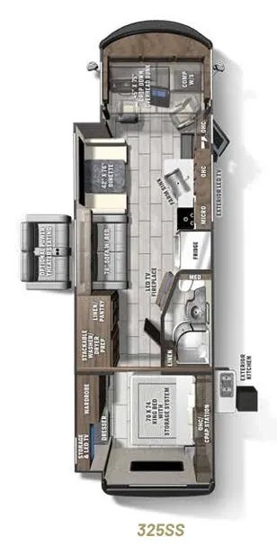 Coachmen Encore 325SS floor plan