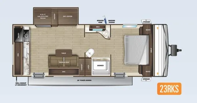 Highland Ridge Open Range Conventional 23RKS floor plan