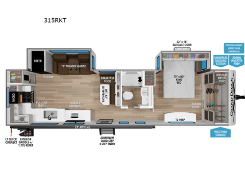 2026 Grand Design Transcend 315RKT - Photo 3