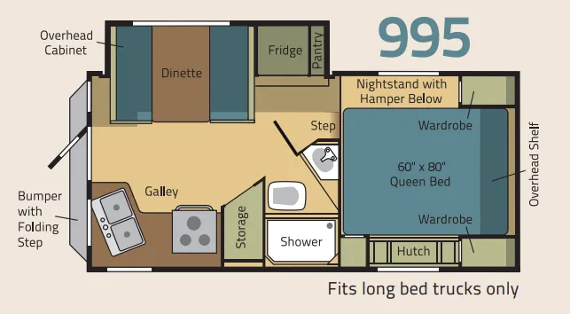 Adventurer Eagle Cap 995 floor plan