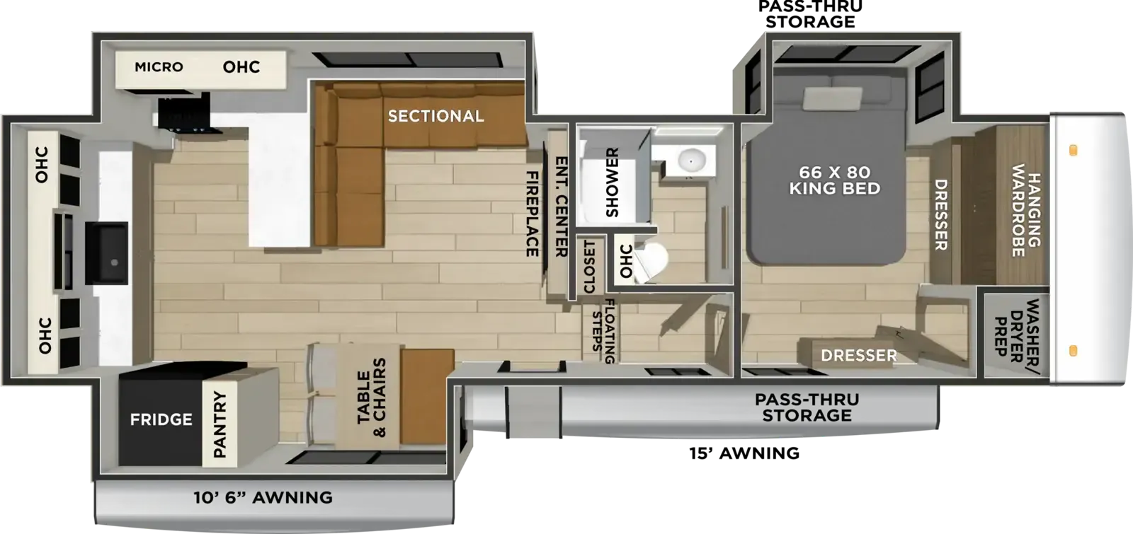 Forest River Mesquite 3130ML floor plan